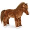 Bearington Blaze Plush Horse Stuffed Animal - 13.5" Realistic Stuffed Horses Plush Toys with Soft Brown Fur and White Hooves - Lifelike Cuddly Horse Plushies Gift for Kids, Toddlers and Animal Lovers